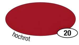 Bastelfilz hochrot FOLIA 520420 20x30cm