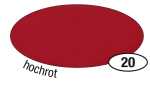 Bastelfilz hochrot FOLIA 520420 20x30cm