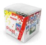 Pixel Bastelset 18 groß 6 Medaillons im Würfel...