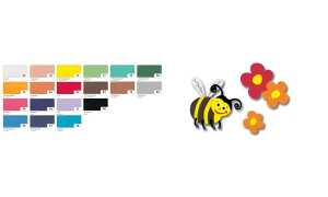 Moosgummi 2mm zitronengelb FOLIA 23512 29x40cm