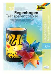 Regenbogentransparentpapier 10BL FOLIA 785 22x32cm