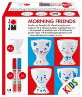 Porcelain & Glas Painter KIDS Eierbecher Set