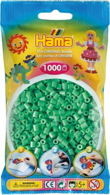 Hama Perlen Beutel 1000er Hellgrün