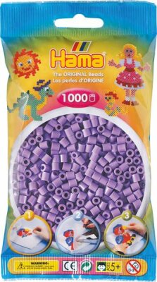 Hama Perlen Beutel 1000er Pastell-Lila