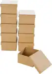 Pappboxen Mini 10 Stück eckig,7,5x7,5x4,5cm,natur