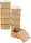 Pappboxen Mini 10 Stück eckig,7,5x7,5x4,5cm,natur