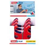 tesa Handabroller Easy Cut - 33 m x 19 mm, rot/blau
