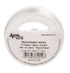 GLOREX Nylonfaden weiss 0,50mm 100m