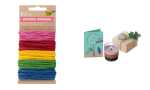 Kordel Papier Bunt sortiert FOLIA 12221 5 Farben á 5m