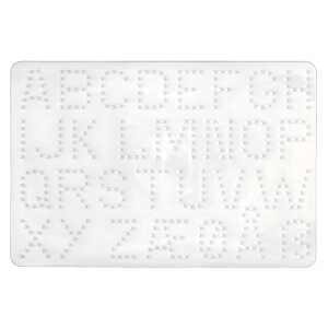 DAN IMPORT Stiftplatte Buchstaben