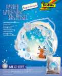 Bastelset Laterne mit LED FOLIA 68107 Eisprinzessin