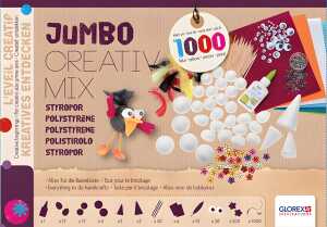 Jumbo Styropor Set Creativ Mix ca.1100 Teile