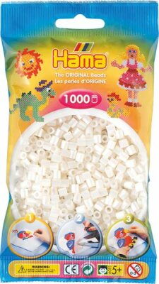 Hama Perlen Beutel 1000er Perlmutt