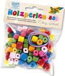 Bastelset Holzperlen sort. FOLIA 2298 88ST eckig