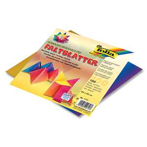 Faltblätter Regenbogen 100 Blatt 15x15cm
