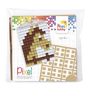 PRACHT Pixel Schlüsselring Set Pferd