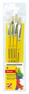 Eberhard Faber Borstenpinsel Set 4er