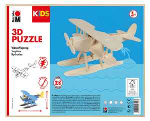 Marabu KiDS 3D Puzzle Wasserflugzeug