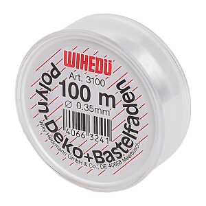 Perlonfaden D0,35mm 100m HECKMANN 530.002 5kg