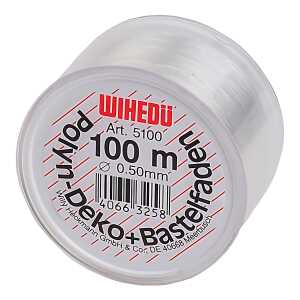 Perlonfaden D0,50mm 100m HECKMANN 530.005 10kg