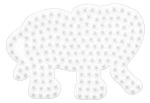 DAN IMPORT Stiftplatte Kleiner Elefant
