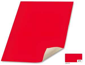 Plakatkarton 48x68 glutrot FOLIA 65211 380g