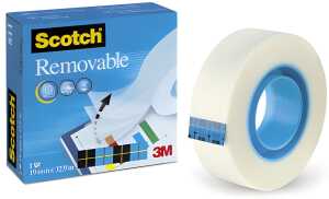 Klebeband Magic™ 811, Zellulose Acetat, ablösbar, 33 m x 19 mm