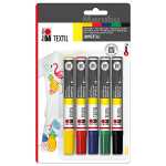 Stoffmalstift Set 5tlg. MARABU 011700080