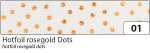 Washi Tape 5 m x 15 mm rosegold Dots - mit...