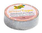 MAX BRINGMANN Glitzer-Tape, silber 15mmx5m