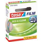 tesa Klebefilm Eco & Clear - unsichtbar, 19 mm x 33 m