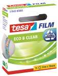 tesa Klebefilm Eco & Clear - unsichtbar, 19 mm x 33 m