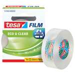 tesa Klebefilm Eco & Clear - unsichtbar, 19 mm x 33 m