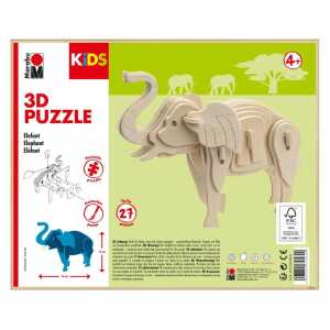 Marabu KiDS 3D Puzzle Elefant 4007751745644