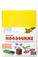 Moosgummi Mosaik 1.596 Teile farbig sort. - selbstklebend