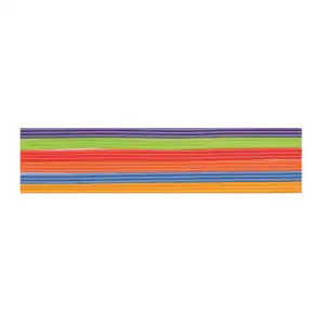 Verzierwachsstreifen 6x3St.,200x2mm,regenbogen
