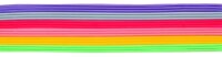 Verzierwachsstreifen 6x3St.,200x2mm,regenbogen