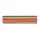 Verzierwachsstreifen 6x3St.,200x2mm,regenbogen