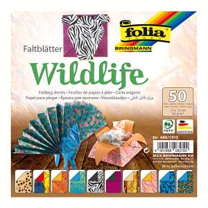 Faltblätter Wildlife 15x15cm 50Blatt 80g/m²