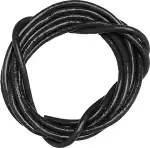 GLOREX Lederriemen schwarz 2mm/1m