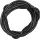 GLOREX Lederriemen schwarz 2mm/1m