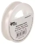 GLOREX Nylonfaden weiss 0,15mm 100m