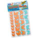 MAX BRINGMANN Moosgummi Glitter-Sticker 40 Stück
