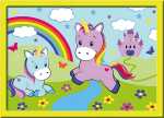 Malen nach Zahlen Bild 180x130mm Einhornwelt