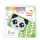 PRACHT Pixel Schlüsselring Set Panda