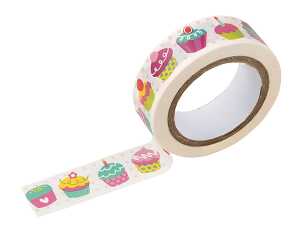 Washi Tape Cupcake 1,5cm x 10m