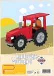 Laubsägevorlage Motiv Traktor - ab 6 Jahren - made...