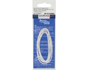 GLOREX Kerzendocht gewachst 90cm