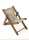 Liegestuhl Holz braun 19,5x10x1cm