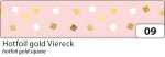 Washi Tape 5 m x 15 mm gold Viereck - mit...